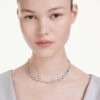 Collier Constella, tailles variées, bleu, plaqué rhodium Collier Constella, tailles variées, bleu, plaqué rhodium