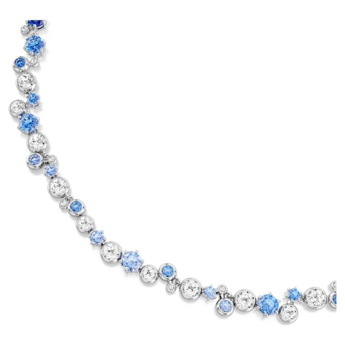 Collier Constella, tailles variées, bleu, plaqué rhodium Collier Constella, tailles variées, bleu, plaqué rhodium