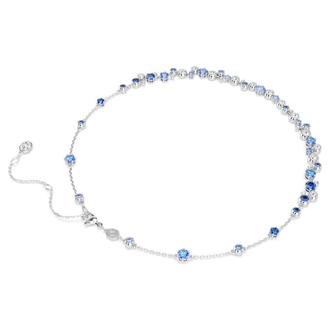 Collier Constella, tailles variées, bleu, plaqué rhodium Collier Constella, tailles variées, bleu, plaqué rhodium