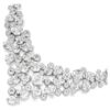 Collier Constella, tailles variées, fermoir, blanc, plaqué rhodium Collier Constella, tailles variées, fermoir, blanc, plaqué rhodium