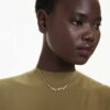 Collier Constella, tailles variées, vert, plaqué or Collier Constella, tailles variées, vert, plaqué or