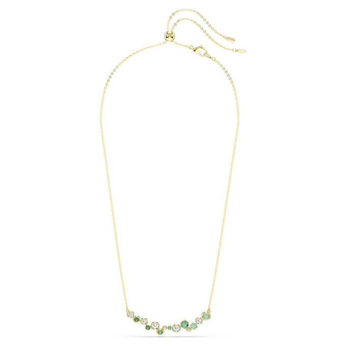 Collier Constella, tailles variées, vert, plaqué or Collier Constella, tailles variées, vert, plaqué or