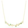 Collier Constella, tailles variées, vert, plaqué or Collier Constella, tailles variées, vert, plaqué or