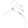 Collier Constella Y Perle de cristal, tailles rondes, blanc, plaqué rhodium Collier Constella Y Perle de cristal, tailles rondes, blanc, plaqué rhodium