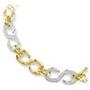 Collier Dextera, taille ronde, chaîne, blanc, finition en métaux mélangés Collier Dextera, taille ronde, chaîne, blanc, finition en métaux mélangés