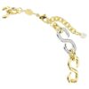 Collier Dextera, taille ronde, chaîne, blanc, finition en métaux mélangés Collier Dextera, taille ronde, chaîne, blanc, finition en métaux mélangés