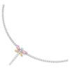 Collier en Y Ariana Grande X Swarovski, tailles variées, libellule, multicolore, plaqué rhodium Collier en Y Ariana Grande X Swarovski, tailles variées, libellule, multicolore, plaqué rhodium