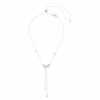 Collier en Y Ariana Grande X Swarovski, tailles variées, libellule, multicolore, plaqué rhodium Collier en Y Ariana Grande X Swarovski, tailles variées, libellule, multicolore, plaqué rhodium