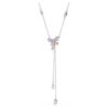 Collier en Y Ariana Grande X Swarovski, tailles variées, libellule, multicolore, plaqué rhodium Collier en Y Ariana Grande X Swarovski, tailles variées, libellule, multicolore, plaqué rhodium