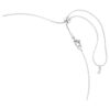 Collier en Y Ariana Grande X Swarovski, tailles variées, libellule, multicolore, plaqué rhodium Collier en Y Ariana Grande X Swarovski, tailles variées, libellule, multicolore, plaqué rhodium