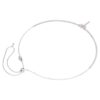 Collier en Y Ariana Grande X Swarovski, tailles variées, libellule, multicolore, plaqué rhodium Collier en Y Ariana Grande X Swarovski, tailles variées, libellule, multicolore, plaqué rhodium