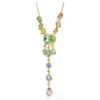 Collier Gema en Y, tailles variées, multicolore, plaqué or Collier Gema en Y, tailles variées, multicolore, plaqué or