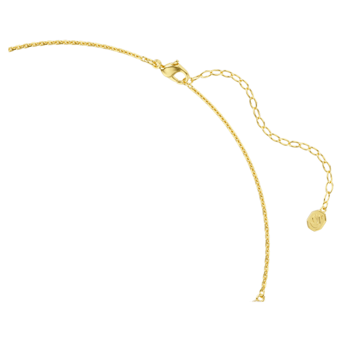 Collier Gema, tailles variées, multicolore, plaqué or