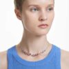 Collier Gema, tailles variées, multicolore, plaqué rhodium Collier Gema, tailles variées, multicolore, plaqué rhodium