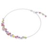 Collier Gema, tailles variées, multicolore, plaqué rhodium Collier Gema, tailles variées, multicolore, plaqué rhodium