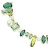 Collier Gema, tailles variées, vert, plaqué or Collier Gema, tailles variées, vert, plaqué or