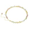 Collier Gema Tennis, tailles variées, multicolore, plaqué or Collier Gema Tennis, tailles variées, multicolore, plaqué or