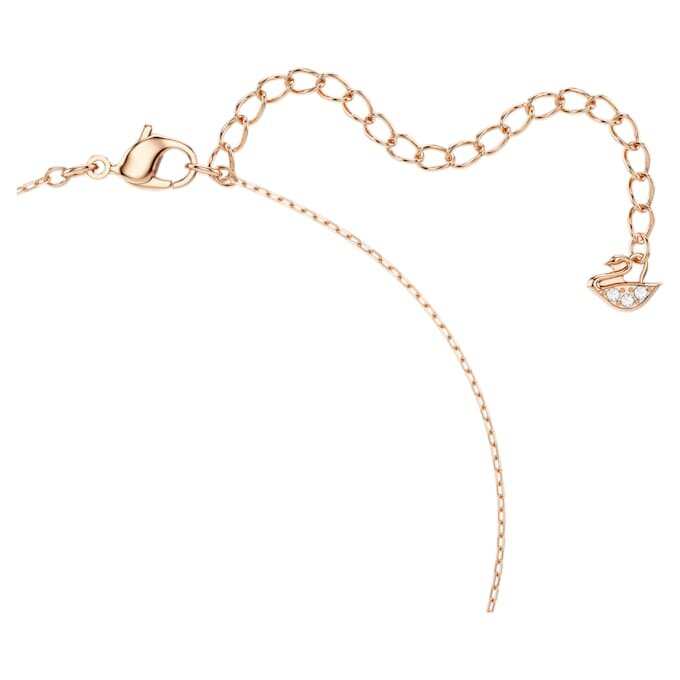 Collier Hyperbola « Infinity and Heart », blanc, finition métaux mélangés Collier Hyperbola « Infinity and Heart », blanc, finition métaux mélangés