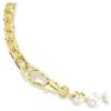 Collier Idyllia perles de cristal, blanc, plaqué or Collier Idyllia perles de cristal, blanc, plaqué or