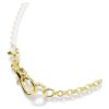Collier Idyllia perles de cristal, blanc, plaqué or Collier Idyllia perles de cristal, blanc, plaqué or
