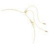 Collier Imber, tailles variées, blanc, plaqué or