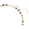 Collier Imber, tailles variées, multicolore, plaqué or