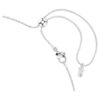 Collier Matrix à dégradé de cristaux ronds, multicolore, plaqué rhodium