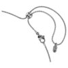 Collier Matrix à dégradé de tailles rondes, multicolore, plaqué ruthénium