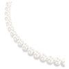 Collier Matrix Perles de cristal, blanc, plaqué rhodium Collier Matrix Perles de cristal, blanc, plaqué rhodium