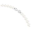 Collier Matrix Perles de cristal, blanc, plaqué rhodium Collier Matrix Perles de cristal, blanc, plaqué rhodium
