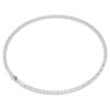 Collier Matrix Tennis, taille ronde, blanc, plaqué rhodium Collier Matrix Tennis, taille ronde, blanc, plaqué rhodium