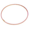 Collier Matrix Tennis, taille ronde, rose, plaqué or Collier Matrix Tennis, taille ronde, rose, plaqué or