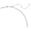 Collier Matrix Y, tailles variées, blanc, plaqué rhodium Collier Matrix Y, tailles variées, blanc, plaqué rhodium