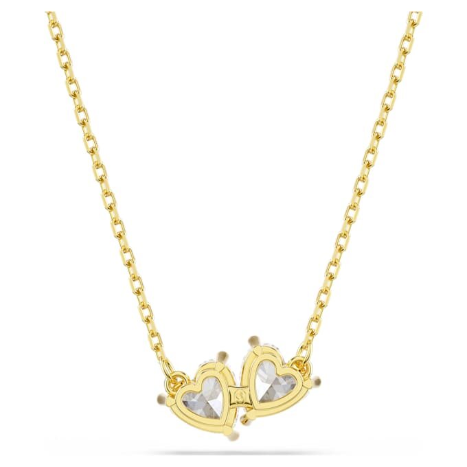 Collier Mesmera Cœur, blanc, plaqué or Collier Mesmera Cœur, blanc, plaqué or
