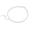 Collier Mesmera, tailles variées, blanc, plaqué rhodium Collier Mesmera, tailles variées, blanc, plaqué rhodium