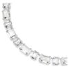 Collier Millenia à taille octogonale, blanc, plaqué rhodium Collier Millenia à taille octogonale, blanc, plaqué rhodium