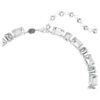 Collier Millenia à taille octogonale, blanc, plaqué rhodium Collier Millenia à taille octogonale, blanc, plaqué rhodium