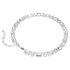 Collier Millenia à taille octogonale, blanc, plaqué rhodium Collier Millenia à taille octogonale, blanc, plaqué rhodium