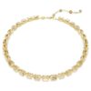 Collier Millenia, taille octogonale, jaune, plaqué or Collier Millenia, taille octogonale, jaune, plaqué or