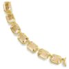 Collier Millenia, taille octogonale, jaune, plaqué or Collier Millenia, taille octogonale, jaune, plaqué or