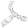 Collier Millenia, tailles variées, blanc, plaqué rhodium Collier Millenia, tailles variées, blanc, plaqué rhodium
