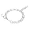 Collier Millenia, tailles variées, blanc, plaqué rhodium Collier Millenia, tailles variées, blanc, plaqué rhodium