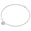 Collier Octagon, diamants synthétiques 12,86 ct au total, forme octogonale, or blanc 18 carats