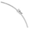 Collier Octagon, diamants synthétiques 12,86 ct au total, forme octogonale, or blanc 18 carats