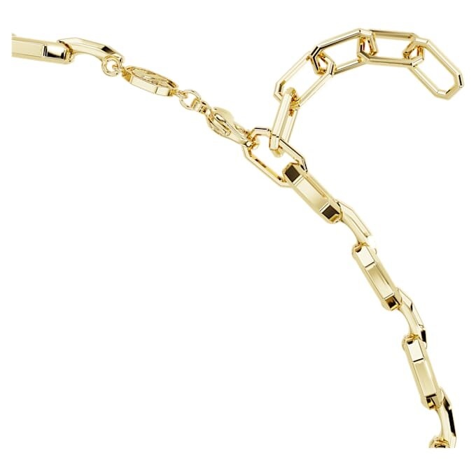 Collier octogonal avec diamants synthétiques, 12,56 ct au total, formes variées, or jaune 18 carats Collier octogonal avec diamants synthétiques, 12,56 ct au total, formes variées, or jaune 18 carats