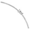 Collier octogonal avec diamants synthétiques, 19,90 ct au total, forme octogonale, or blanc 18 carats Collier octogonal avec diamants synthétiques, 19,90 ct au total, forme octogonale, or blanc 18 carats