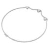 Collier octogonal avec diamants synthétiques, 19,90 ct au total, forme octogonale, or blanc 18 carats Collier octogonal avec diamants synthétiques, 19,90 ct au total, forme octogonale, or blanc 18 carats