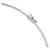 Collier octogonal avec diamants synthétiques, 37,70 ct au total, forme octogonale, or blanc 18 carats Collier octogonal avec diamants synthétiques, 37,70 ct au total, forme octogonale, or blanc 18 carats
