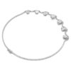 Collier octogonal avec diamants synthétiques, 37,70 ct au total, forme octogonale, or blanc 18 carats Collier octogonal avec diamants synthétiques, 37,70 ct au total, forme octogonale, or blanc 18 carats