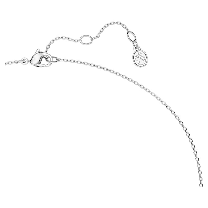 Collier octogonal avec diamants synthétiques de 0,7 ct au total, forme ronde, argent sterling Collier octogonal avec diamants synthétiques de 0,7 ct au total, forme ronde, argent sterling